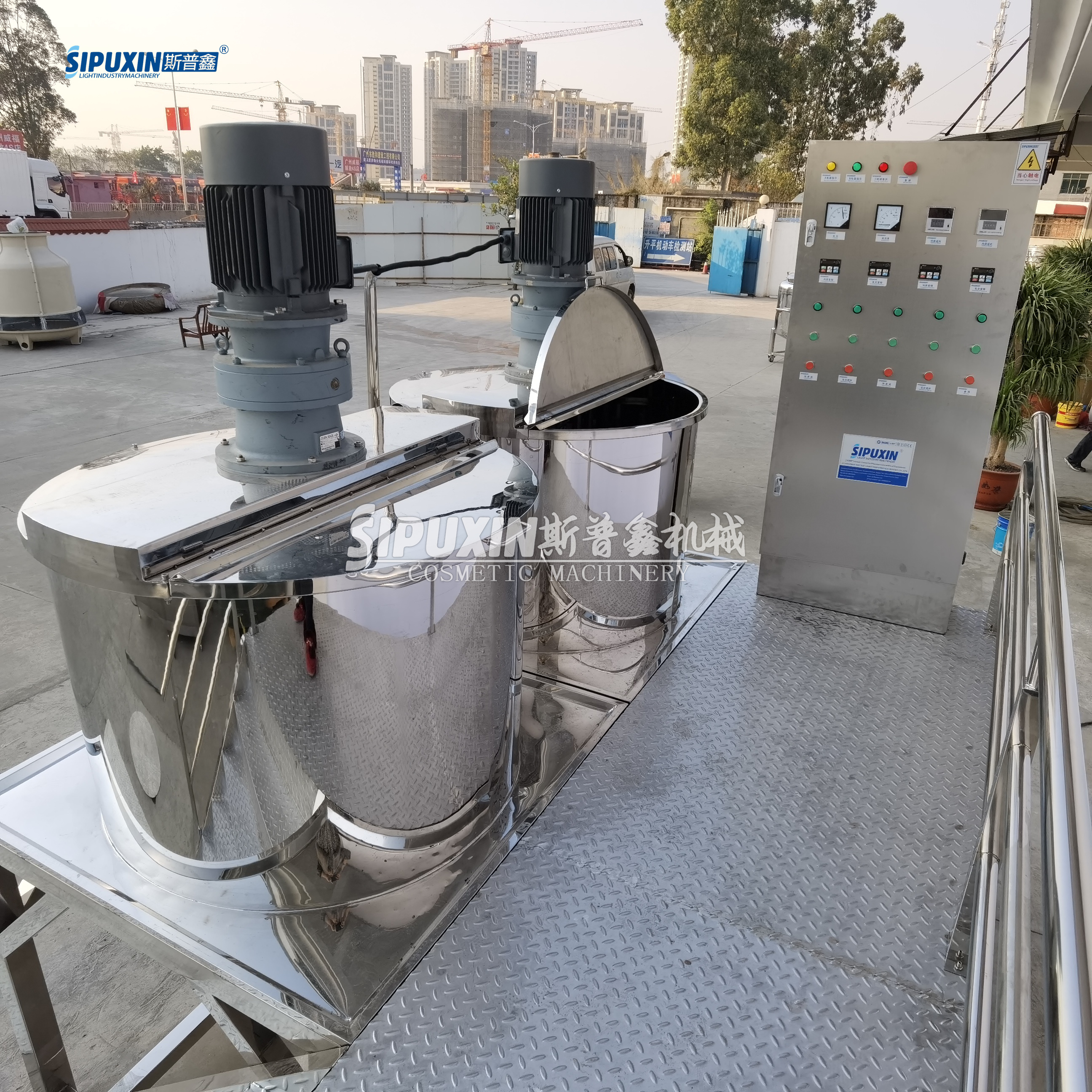 SPX 800L High Viccosity Chemicals Shampoo Agitator Tank 