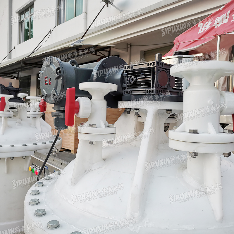 SJB-PP 200L Polypropylene Chemical Community Industrial Agitator Tank