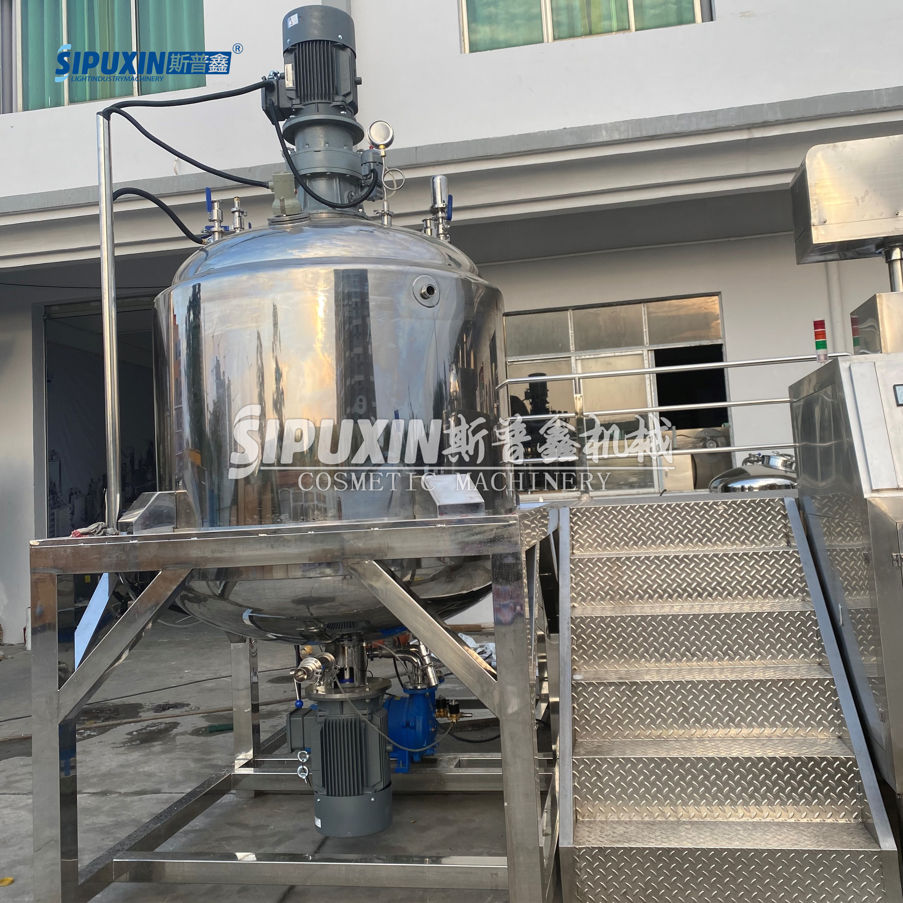 Sipuxin 500L и 1000L комбинированный вакуумный гомогенный эмульгатор