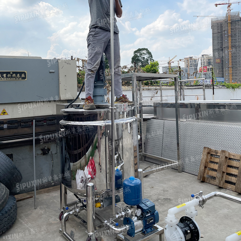 CIP 500L in situ Cleaning Tank для пищевой промышленности 