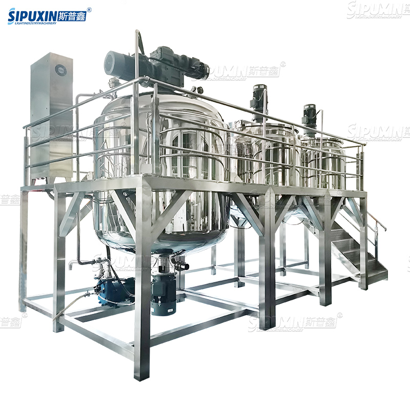  1t фиксированного типа вакуумный гомогенизатор эмульгатор эмульгатор майонеза майонеза изготовления машины