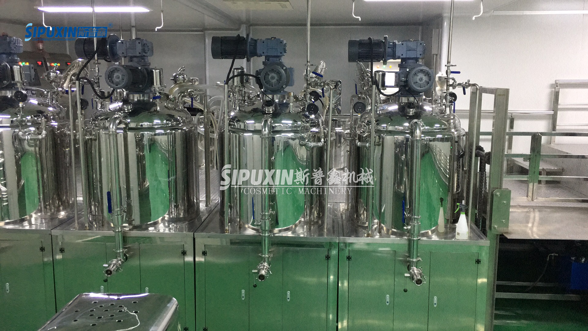 1000L Cosmeceuticals Vacuum гомогенизирующий эмульгатор с наружной циркуляционной трубкой